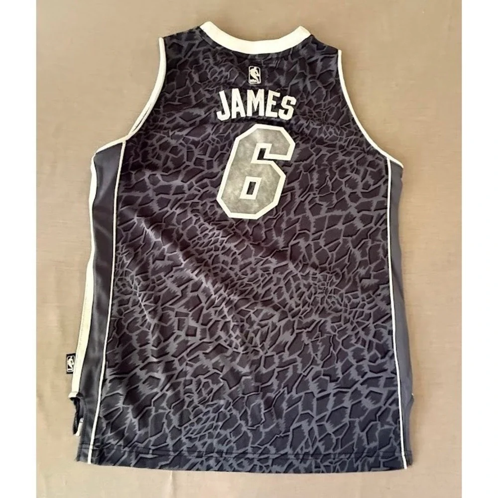 Adidas NBA‎ Miami Heat LeBron James #6 Limited Edition Basketball Jersey Boys.L
